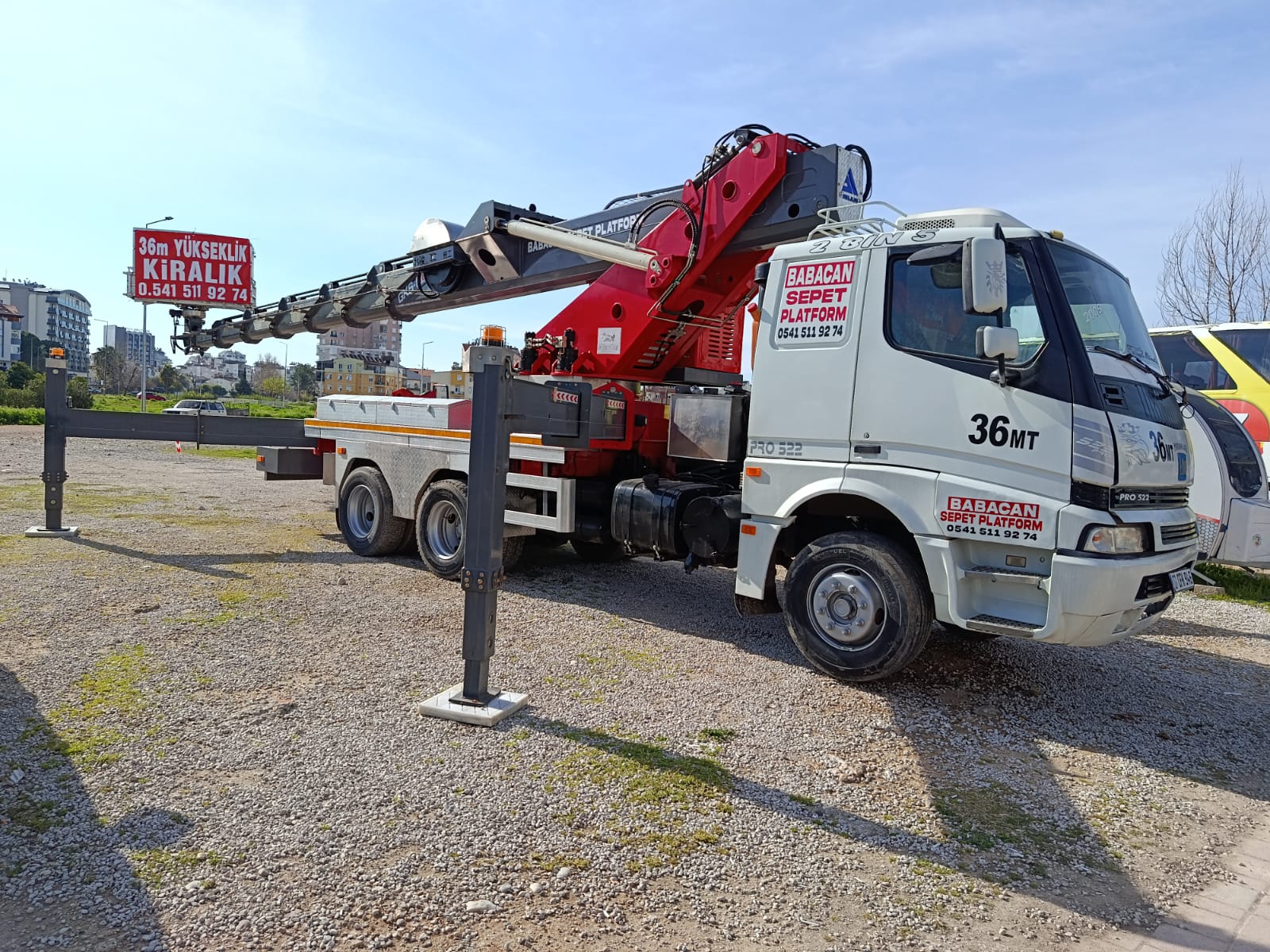 Antalya Sepetli Vinç Kiralama